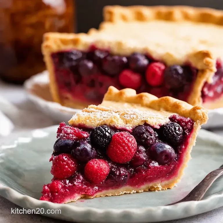 Berry Bonanza Slab Pie presentation