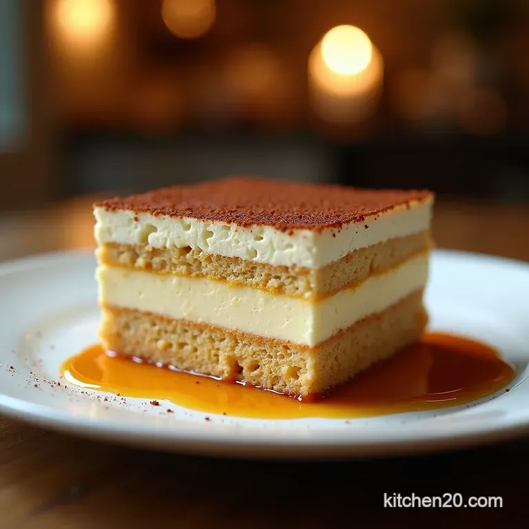 The Ultimate Venetian Dream Chefs Classic Tiramisu presentation