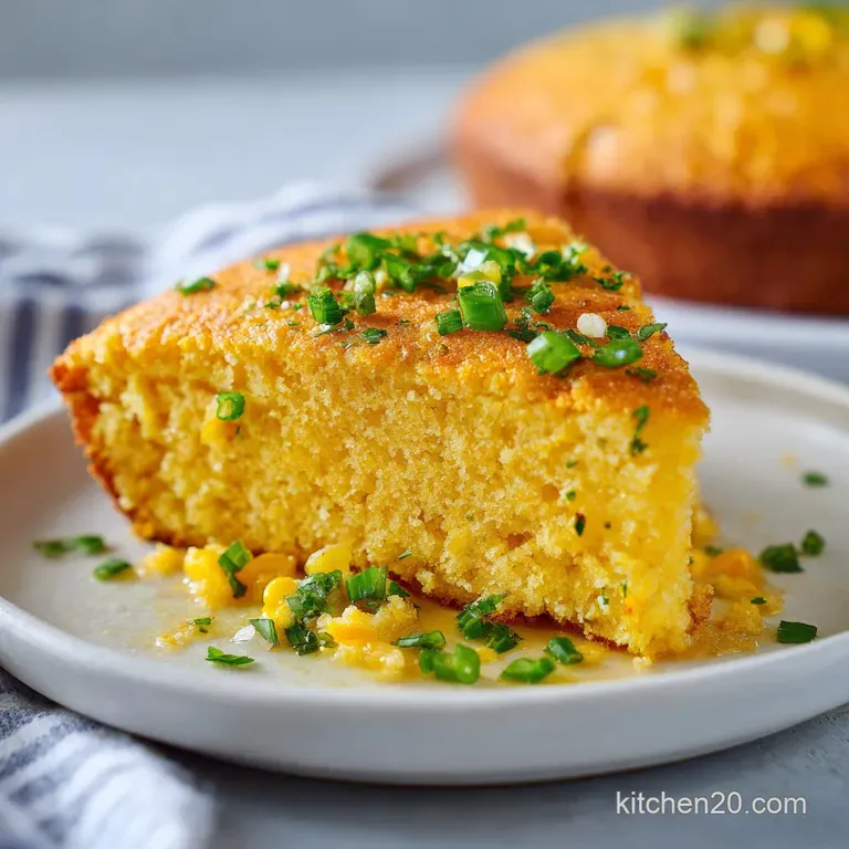 A warm slice of cornbread, glistening with butter, sits invitingly on a rustic plate.