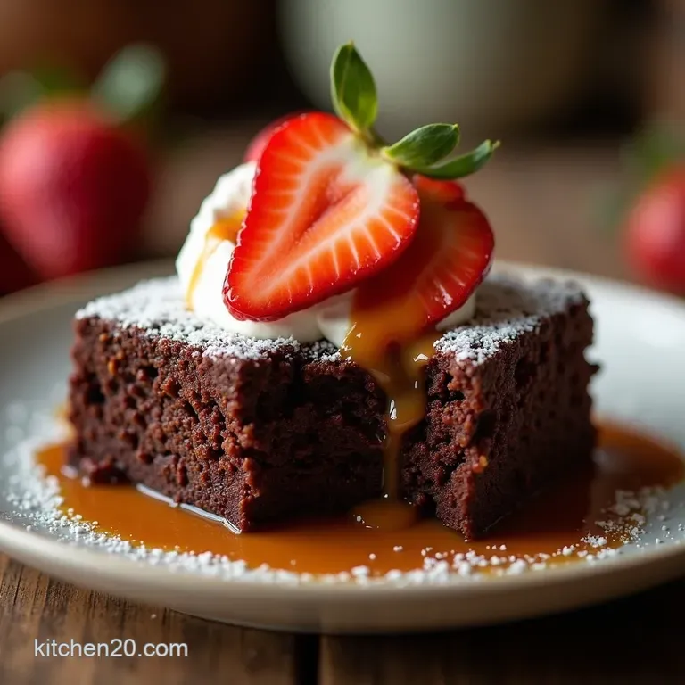 The Honestly It Is Better Than Anything Chocolate Poke Cake presentation