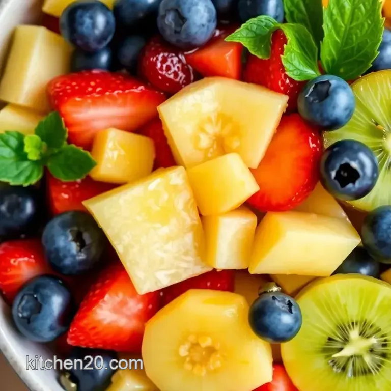Better Than Sex Fruit Salad presentation