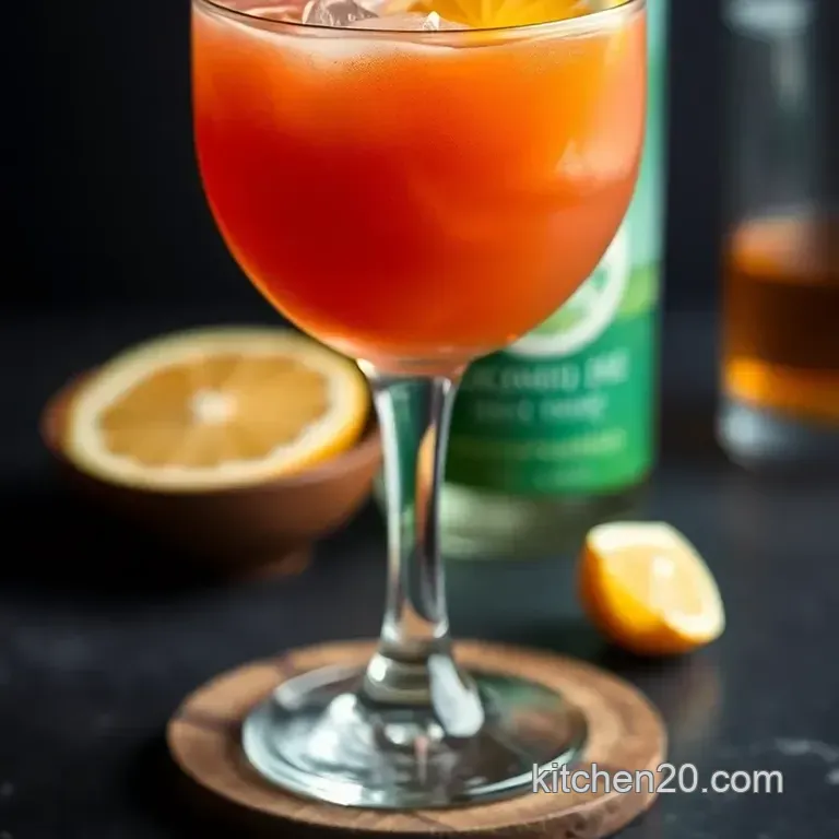 Blast from the Past: The Perfect Rum Runner Cocktail presentation