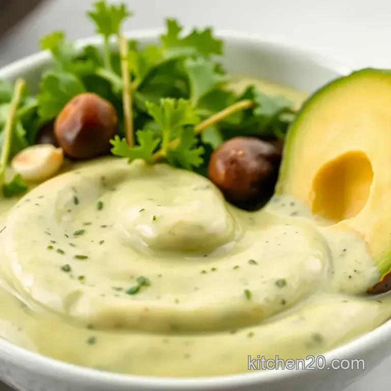 Easy Creamy Avocado Dressing in 10 Minutes: A Delicious Twist!