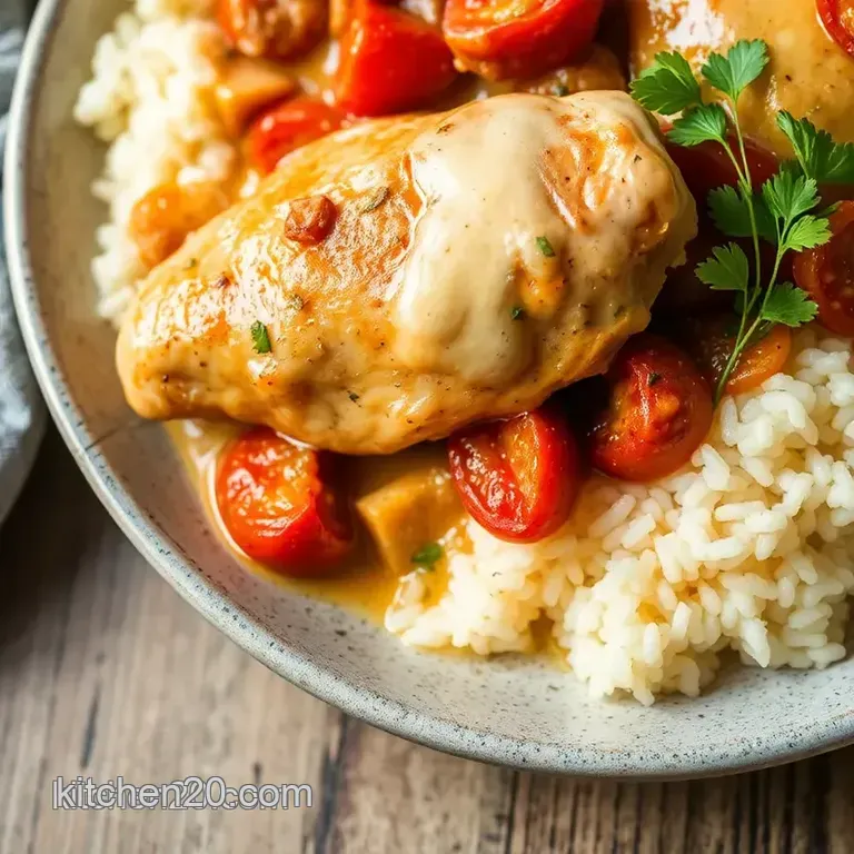 Blend Smoky Chicken Creamy Delight presentation