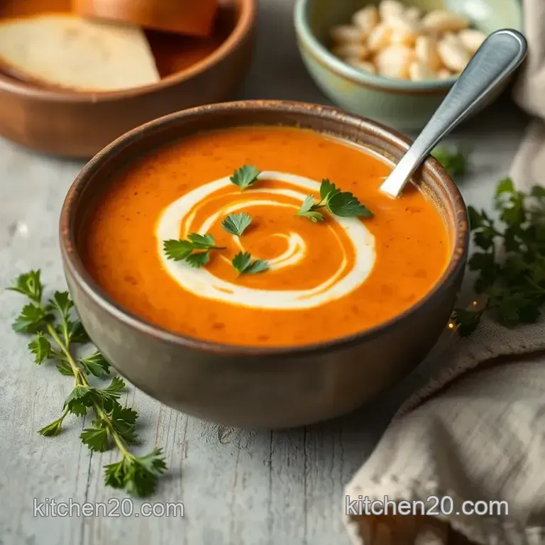 Blended 5 A Day Soup – Hearty & Healthy presentation