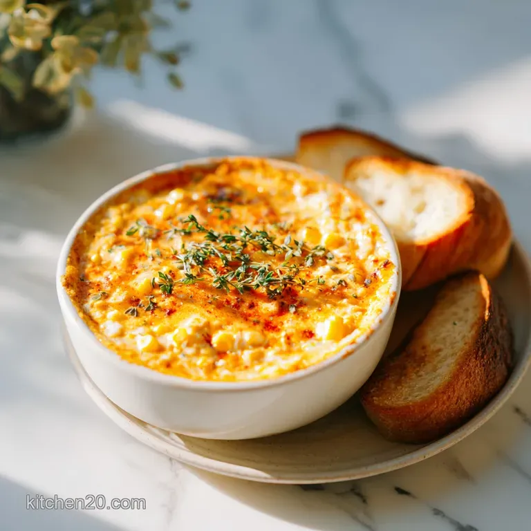 Blistered Corn Dip with Yogurt Zing