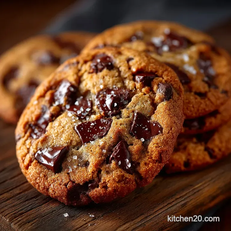 The Ultimate Brown Butter Chocolate Chip Cookies Perfectly Chewy CrispyEdged Wonders presentation