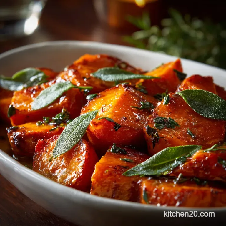 Thanksgiving Side Dishes: Brown Butter Sage Whipped Sweet Potatoes