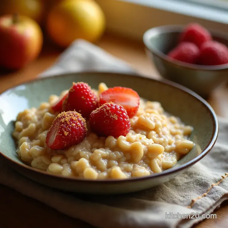 Brown Sugar Bliss Overnight Oats presentation