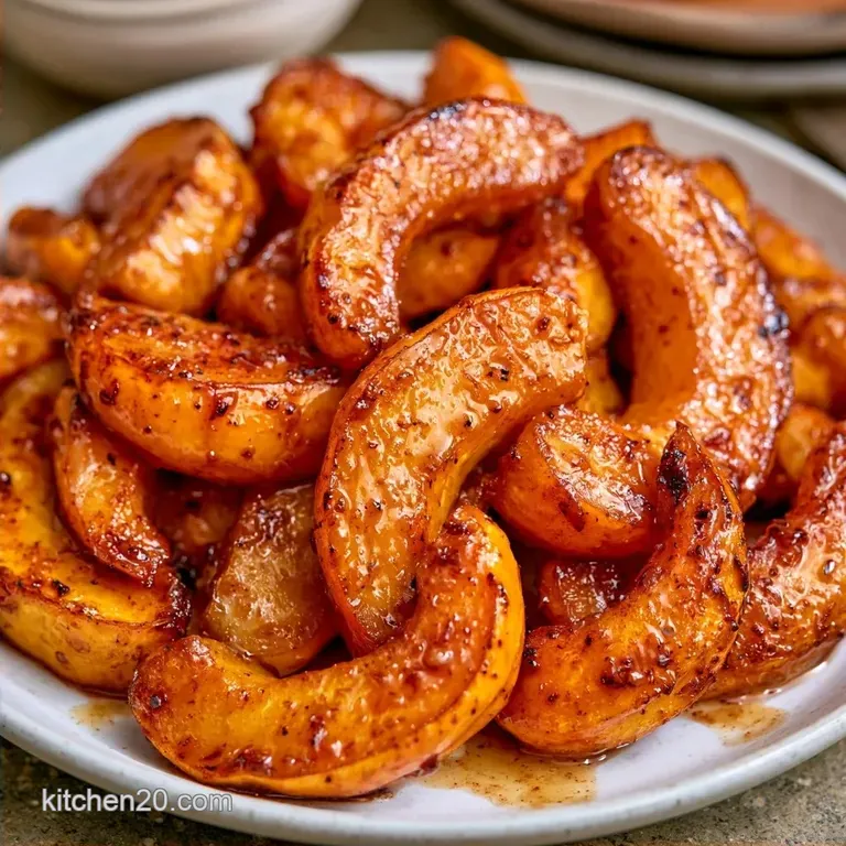 Caramelized Brown Sugar Delicata Squash