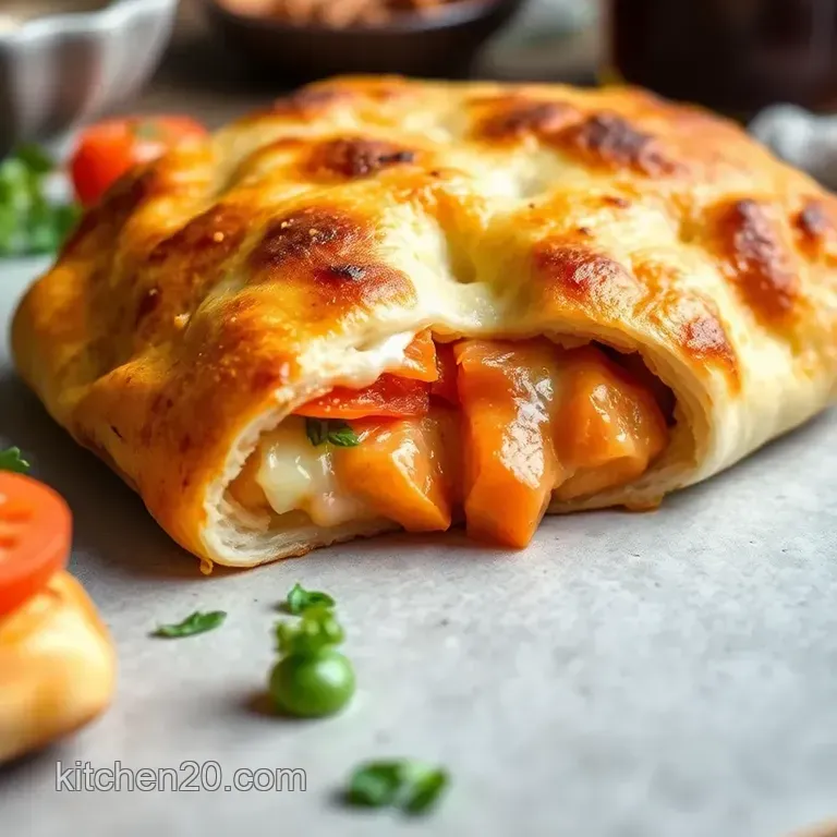 Ultimate Calzone Recipe presentation