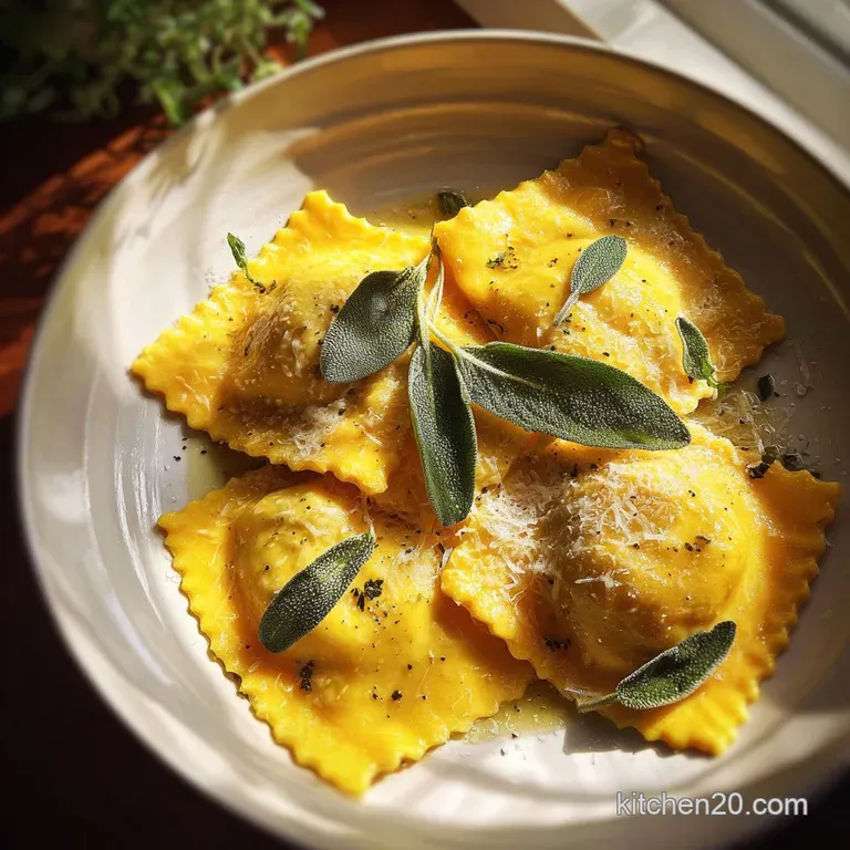 Butternut Squash Ravioli: Silky & Resilient