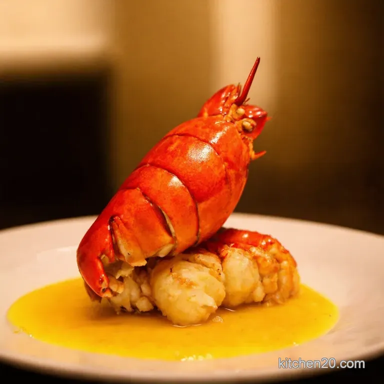 ButterPoached Lobster Tails A Slice of Luxury at Home presentation