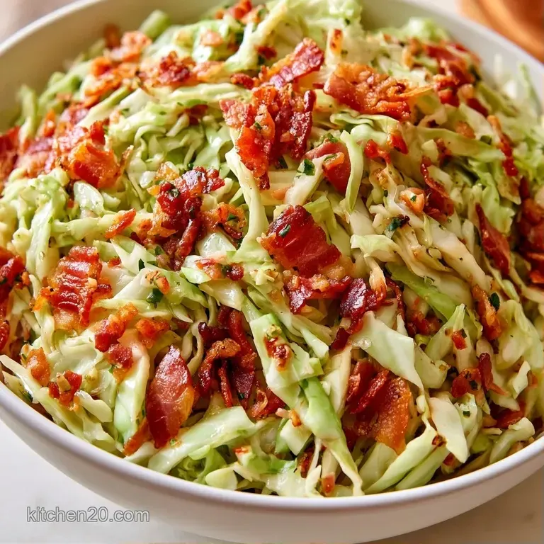 Tender, pale green cabbage ribbons glazed in melted butter, served in a white ceramic bowl with a slice of lemon.