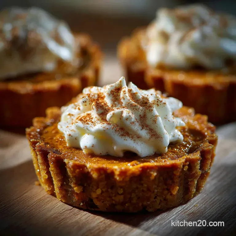 Cheeky Little Bites Ultimate Mini Spiced Pumpkin Pie Tarts