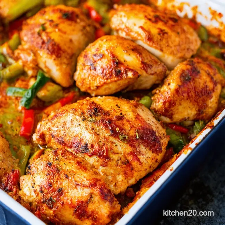 Cajun Chicken and Chorizo Traybake OnePan Wonder