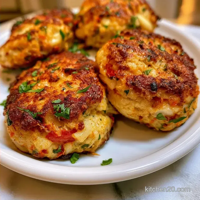 Golden Cajun Imitation Crab Cakes