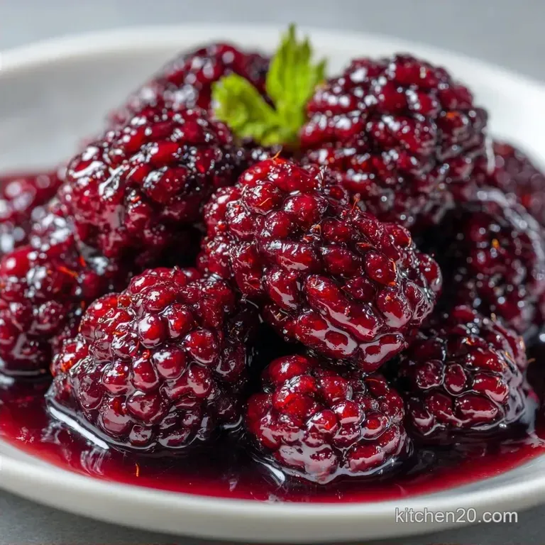 Jewel-Toned Canned Mulberries: Silky and Tart