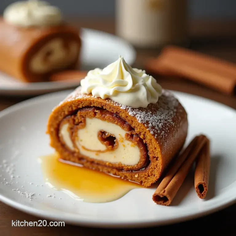 The Great British BakeOff Dream Spiced Carrot Cinnamon Swiss Roll