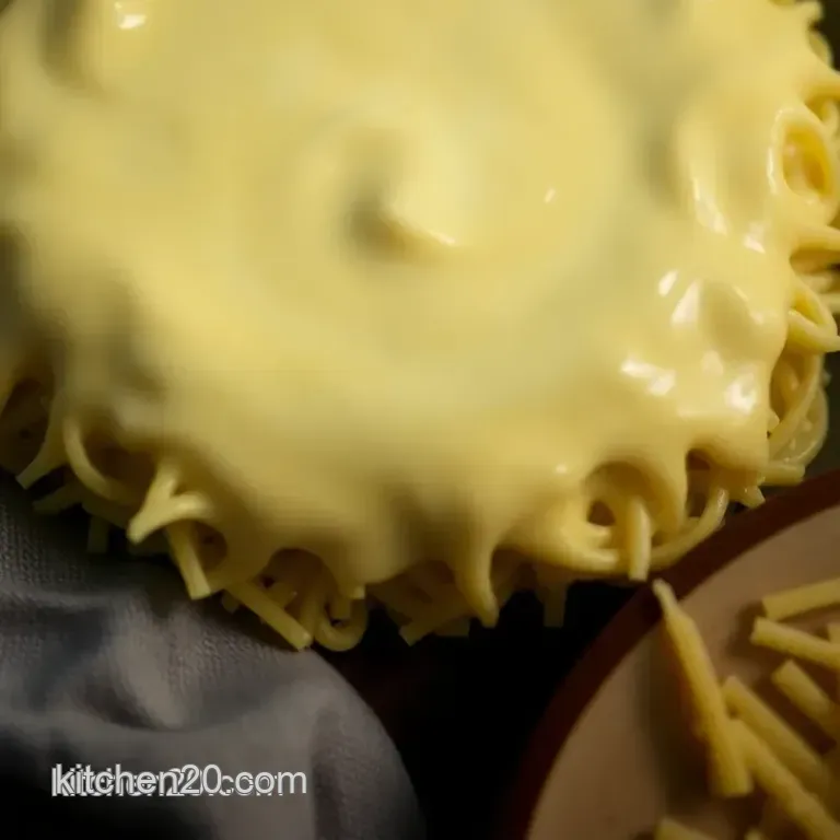 Cheese Sauce Delight: A Velvety Classic presentation