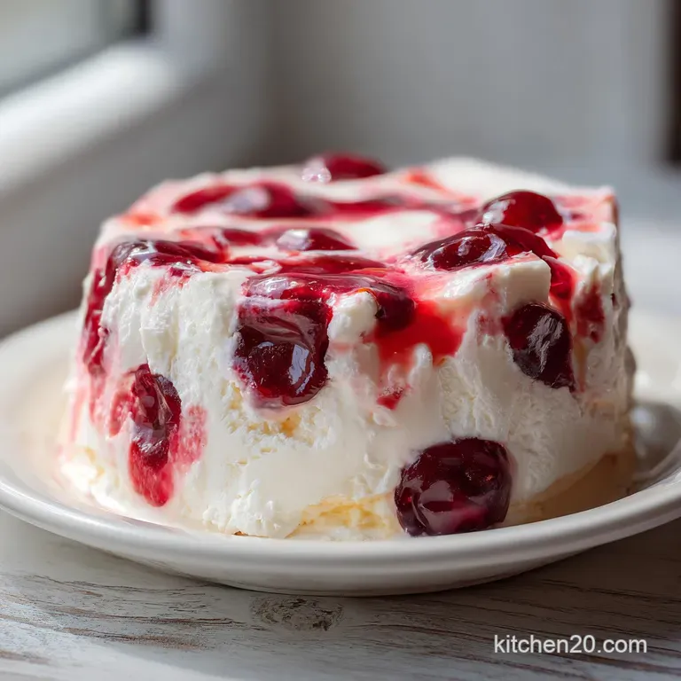 Cherry Cheesecake Fluff Recipe: Velvety and Light