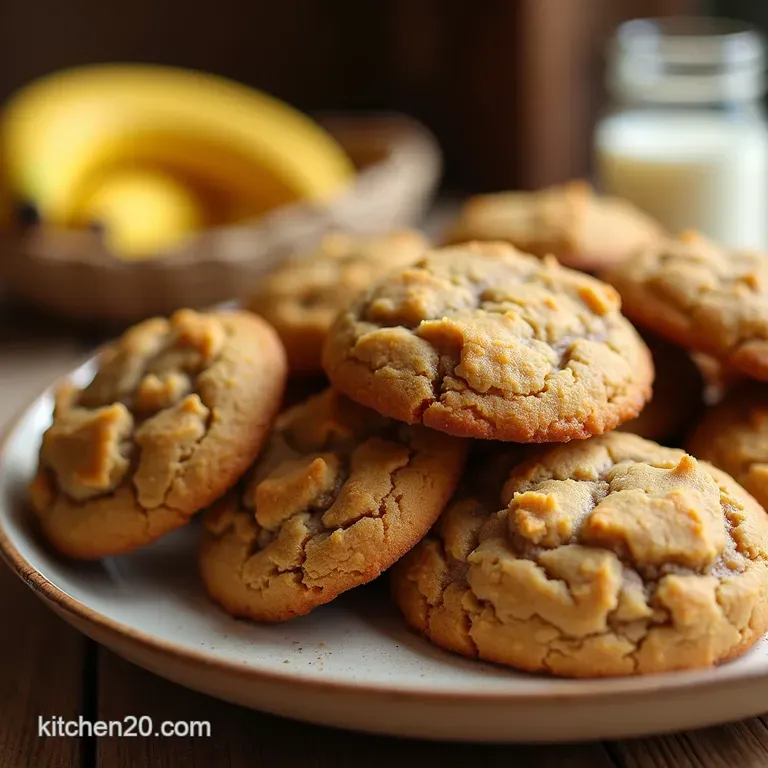 Chewy Comfort the Ultimate Banana Bread Cookies Just Like Mum Used to Make presentation