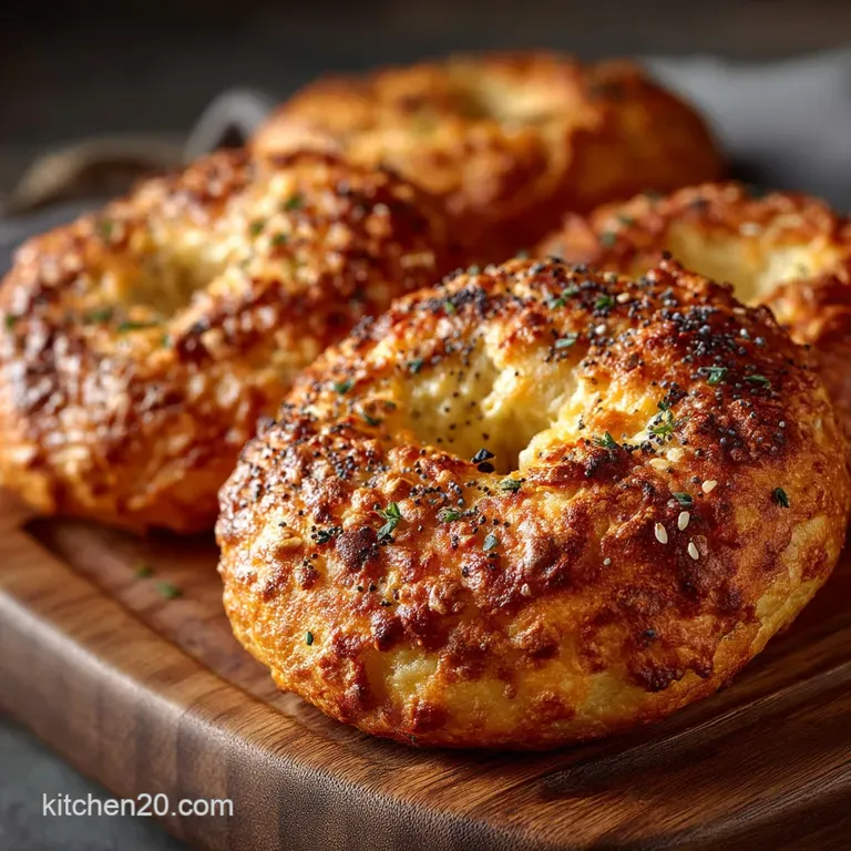The Skinny Shilling Bagel Chewy LowCarb Coconut Flour Rings