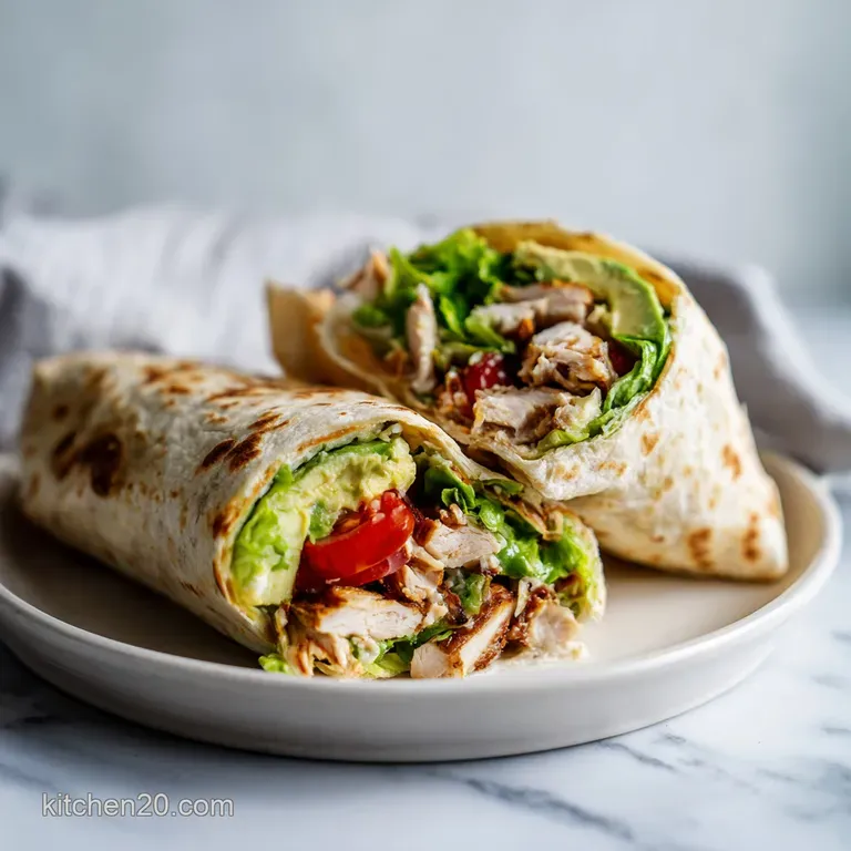 Chicken Avocado Wrap Recipe
