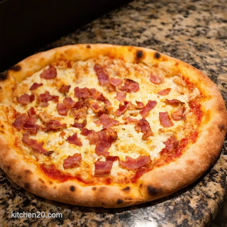 Chicken Bacon Ranch Pizza the Ultimate Comfort Food Slice presentation