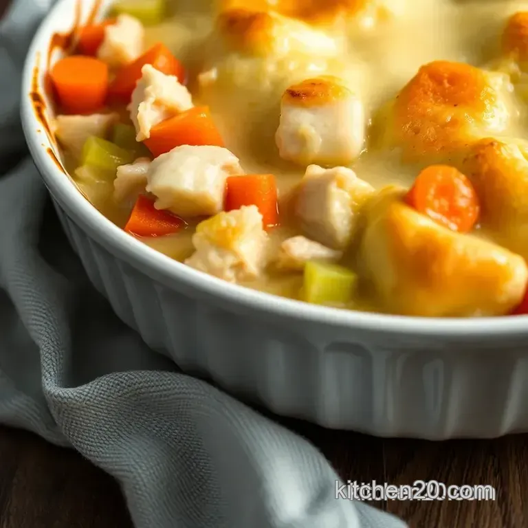 Chicken Pot Pie Casserole presentation