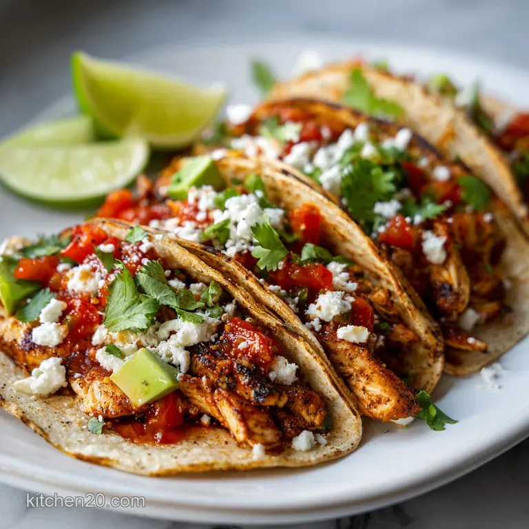 Chicken Street Tacos with Citrus Marinade