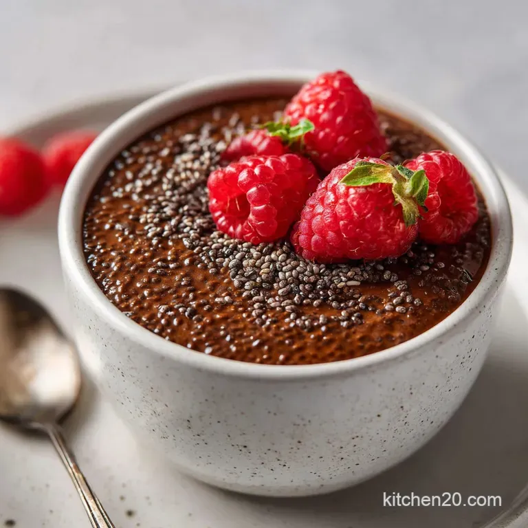 Chocolate Chia Seed Pudding: Silky & Fudgy