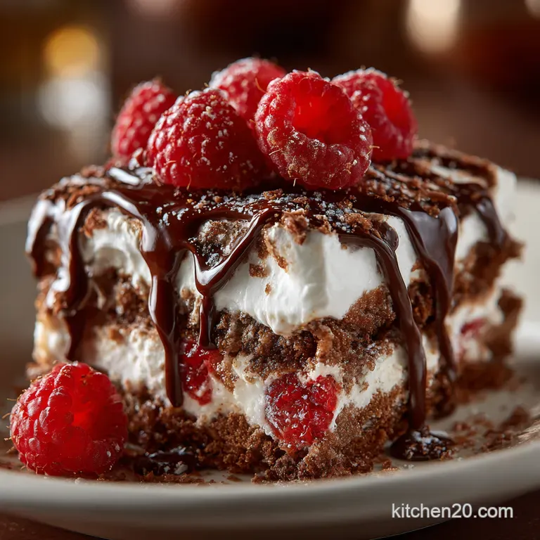 Chocolate Raspberry Bliss the Nobake Icebox Cake of Your Dreams presentation