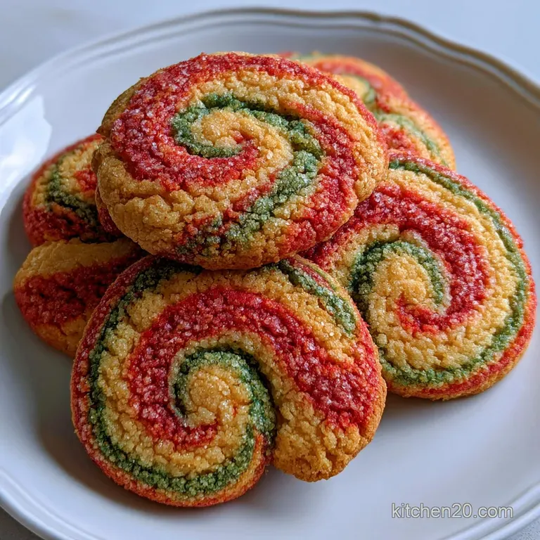 Christmas Cookie Pinwheels: Buttery and Crisp