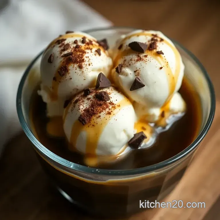 Classic Affogato: a Decadent Coffee and Ice Cream Delight presentation