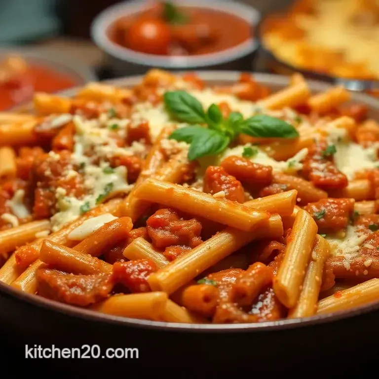 Classic Baked Ziti with a Cheesy Twist