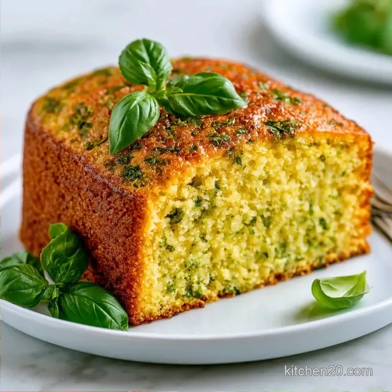 Classic Basil Olive Oil Cake: Lemony and Moist