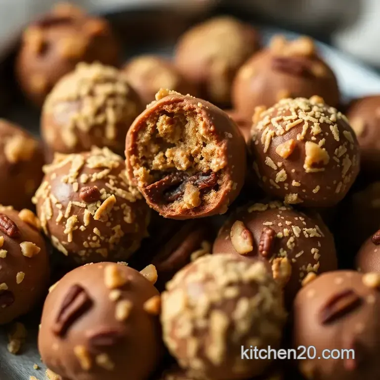 Classic Bourbon Balls: Sweet Nutty Boozy Treats presentation