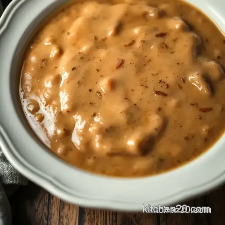 Classic British Gravy: a Rich and Savory Sauce for Every Occasion presentation