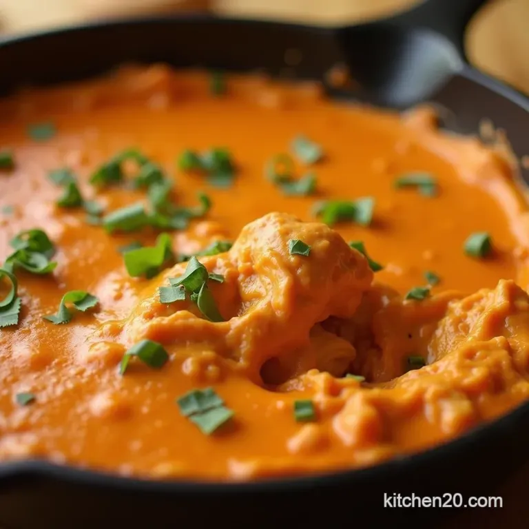 The Great Gameday Goto Seriously Addictive Classic Buffalo Chicken Dip presentation