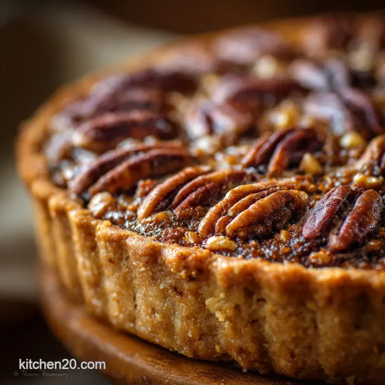 Pecan Pie: the Chefs Classic Buttery Recipe for a Perfect Holiday Set presentation