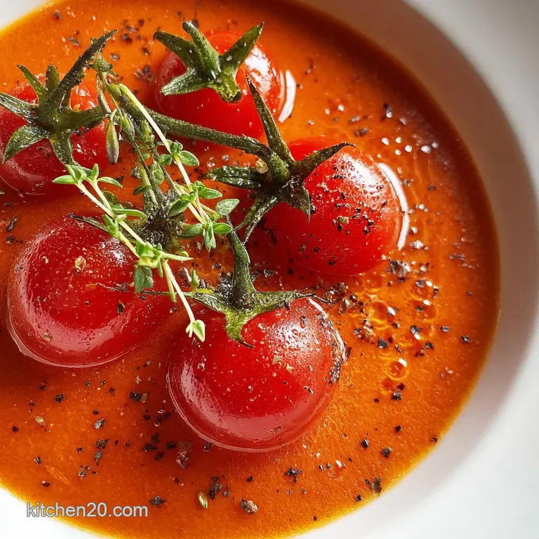 Classic Canning Tomato Soup: Concentrated & Silky