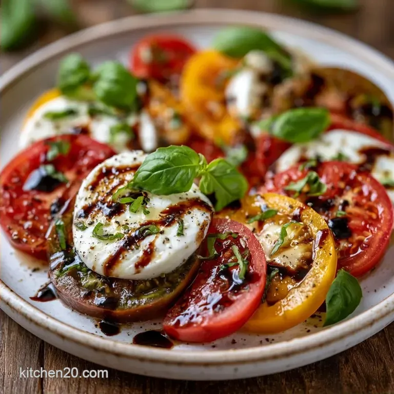 Classic Caprese Salad in 10 Minutes