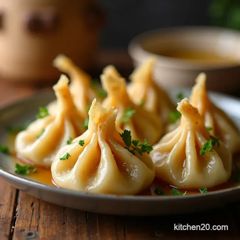 Fluffy Flavourful Classic Kitchenstove Chicken Herb Dumplings presentation