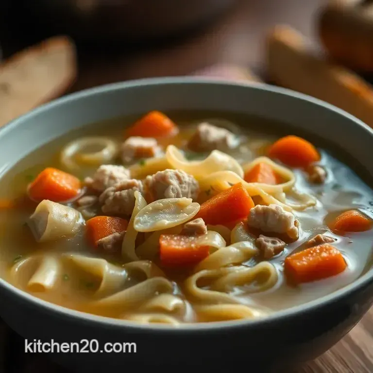 Classic Chicken Noodle Soup: A Heartwarming Hug in a Bowl