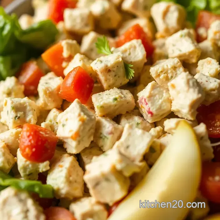 Classic Chicken Salad: Easy as Pie! presentation
