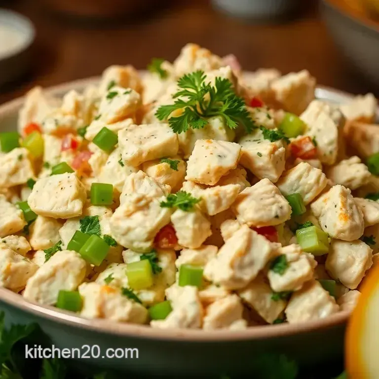 Classic Chicken Salad with Herb Dressing