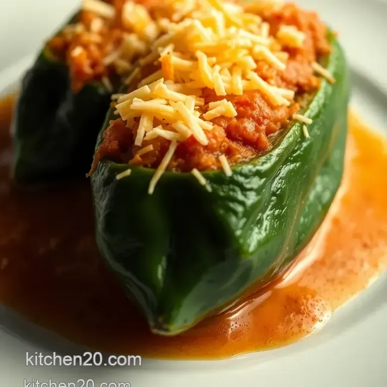 Classic Chile Rellenos &ndash; Roasted Poblano Peppers Stuffed with Cheese and Battered to Perfection presentation