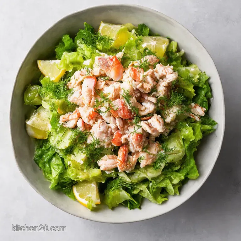 Classic Crab Meat Salad with Lemon & Dill