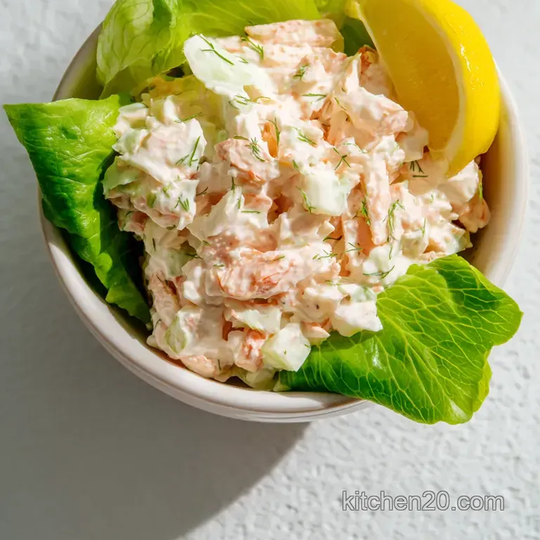Classic Crab Salad: Seaside Simplicity in Every Bite presentation